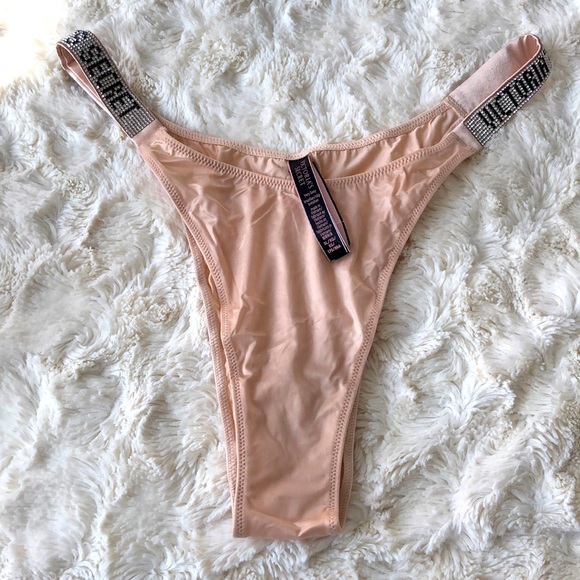 Victoria secrets Brazilian panties with shine straps - Picture 1 of 4